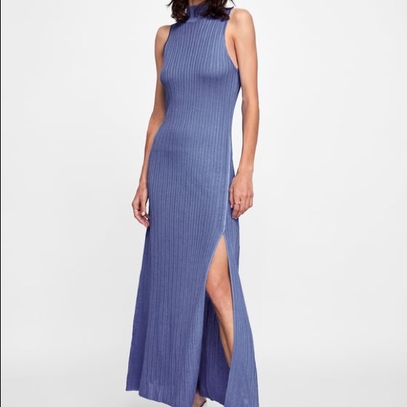 Zara Dresses & Skirts - NWT Zara knit high slit fitted maxi dress